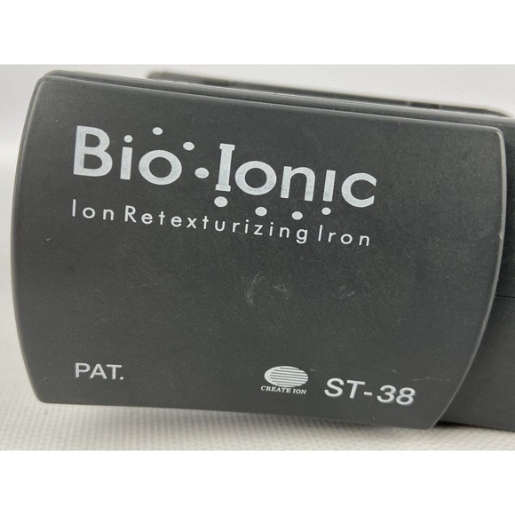 Bio-Ionic Professional Hair Care Ion Retexturizing Iron ST-38 Tested Works‎ 40W - Picture 2 of 6